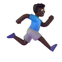 Man Running Facing Right Emoji Microsoft-teams