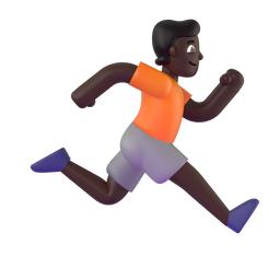 Person Running Facing Right Emoji Microsoft-teams