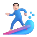 Man Surfing Emoji Microsoft-teams