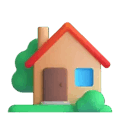 House With Garden Emoji Microsoft-teams
