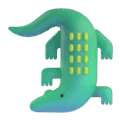 Crocodile Emoji Microsoft-teams