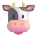 Cow Face Emoji Microsoft-teams