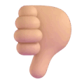 Thumbs Down Emoji Microsoft-teams