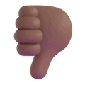 Thumbs Down Emoji Microsoft-teams