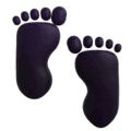 Footprints Emoji Microsoft-teams