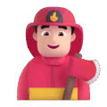 Man Firefighter Emoji Microsoft-teams