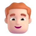 Man Red Hair Emoji Microsoft-teams