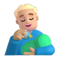 Man Feeding Baby Emoji Microsoft-teams