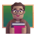 Man Teacher Emoji Microsoft-teams