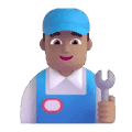 Man Mechanic Emoji Microsoft-teams