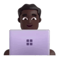 Man Technologist Emoji Microsoft-teams
