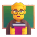 Man Teacher Emoji Microsoft-teams