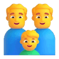Family Man Man Boy Emoji Microsoft-teams