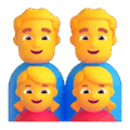 Family Man Man Girl Girl Emoji Microsoft-teams