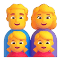 Family Man Woman Girl Girl Emoji Microsoft-teams