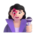 Woman Singer Emoji Microsoft-teams