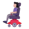 Woman In Motorized Wheelchair Emoji Microsoft-teams