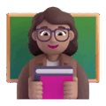 Woman Teacher Emoji Microsoft-teams