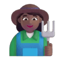 Woman Farmer Emoji Microsoft-teams