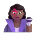 Woman Singer Emoji Microsoft-teams
