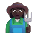 Woman Farmer Emoji Microsoft-teams