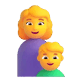 Family Woman Boy Emoji Microsoft-teams