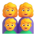 Family Woman Woman Boy Boy Emoji Microsoft-teams