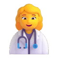 Woman Health Worker Emoji Microsoft-teams