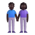 Woman And Man Holding Hands Emoji Microsoft-teams