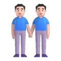 Men Holding Hands Emoji Microsoft-teams