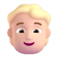 Person Blond Hair Emoji Microsoft-teams