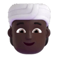Person Wearing Turban Emoji Microsoft-teams