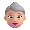 Old Woman Emoji Microsoft-teams