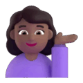 Woman Tipping Hand Emoji Microsoft-teams