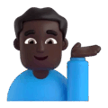 Man Tipping Hand Emoji Microsoft-teams
