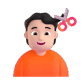 Person Getting Haircut Emoji Microsoft-teams