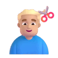 Man Getting Haircut Emoji Microsoft-teams