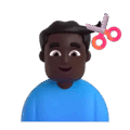 Man Getting Haircut Emoji Microsoft-teams