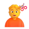 Person Getting Haircut Emoji Microsoft-teams