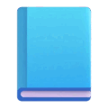 Blue Book Emoji Microsoft-teams