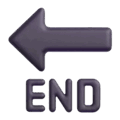 End Arrow Emoji Microsoft-teams