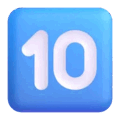 Keycap 10 Emoji Microsoft-teams