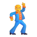 Man Dancing Emoji Microsoft-teams