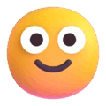 Slightly Smiling Face Emoji Microsoft-teams