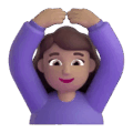 Woman Gesturing Ok Emoji Microsoft-teams