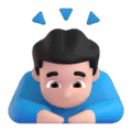 Man Bowing Emoji Microsoft-teams