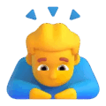 Man Bowing Emoji Microsoft-teams