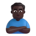 Man Pouting Emoji Microsoft-teams
