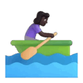 Woman Rowing Boat Emoji Microsoft-teams