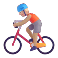 Person Biking Emoji Microsoft-teams